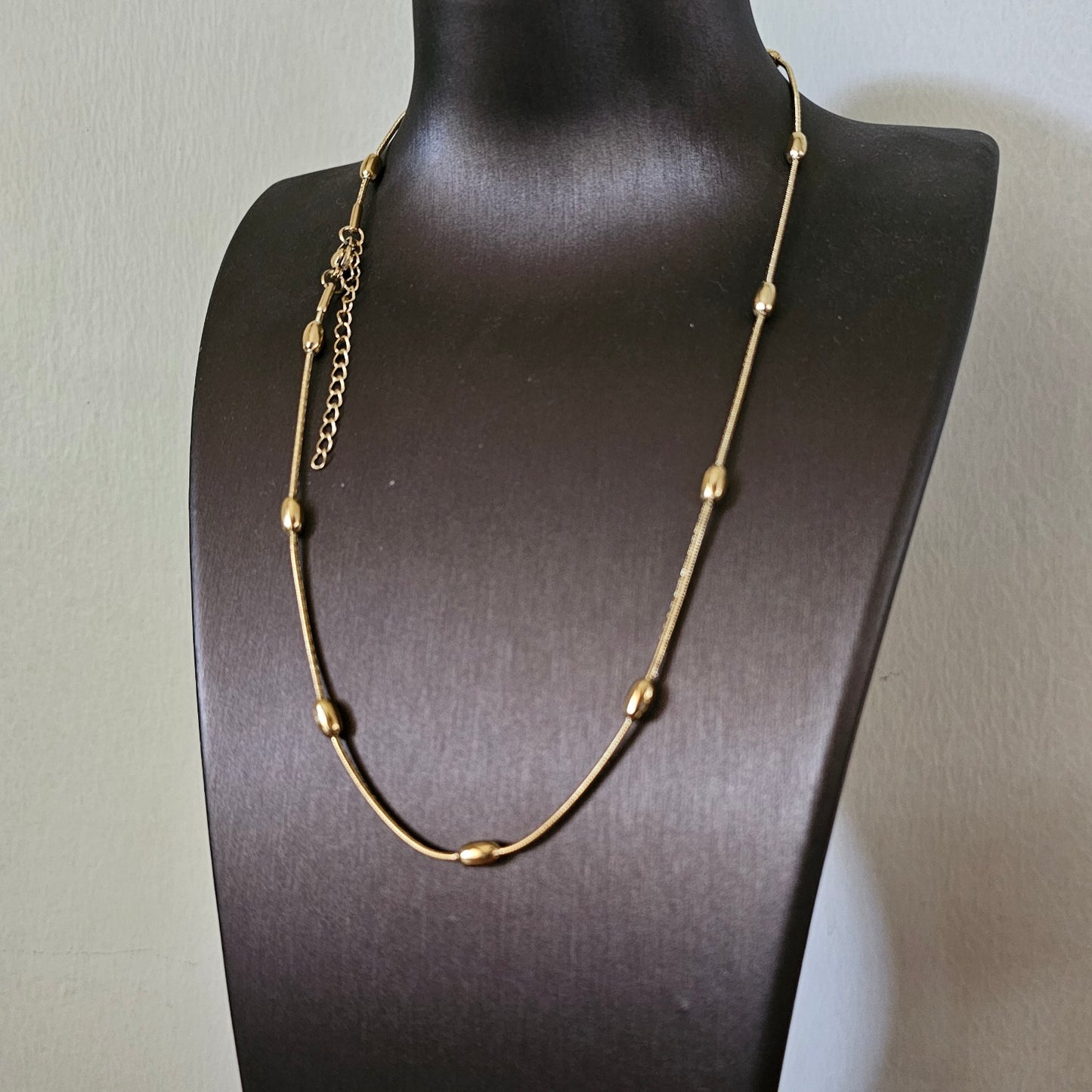 Oval Bead Necklace