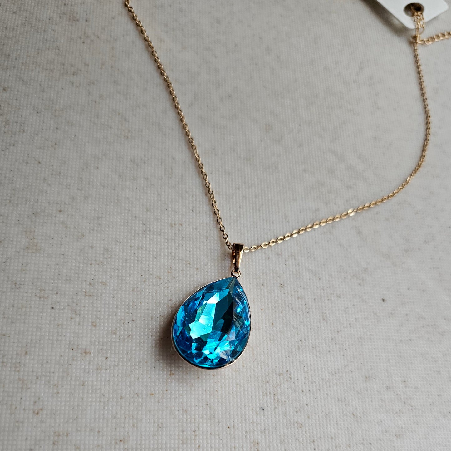 Chunky Ocean Pendant Necklace