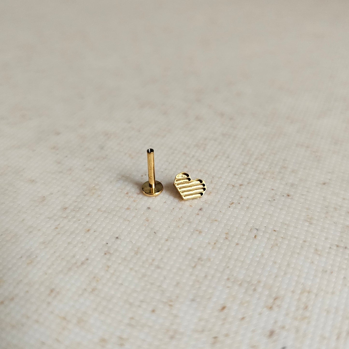 Love Flat Back Stud (each)