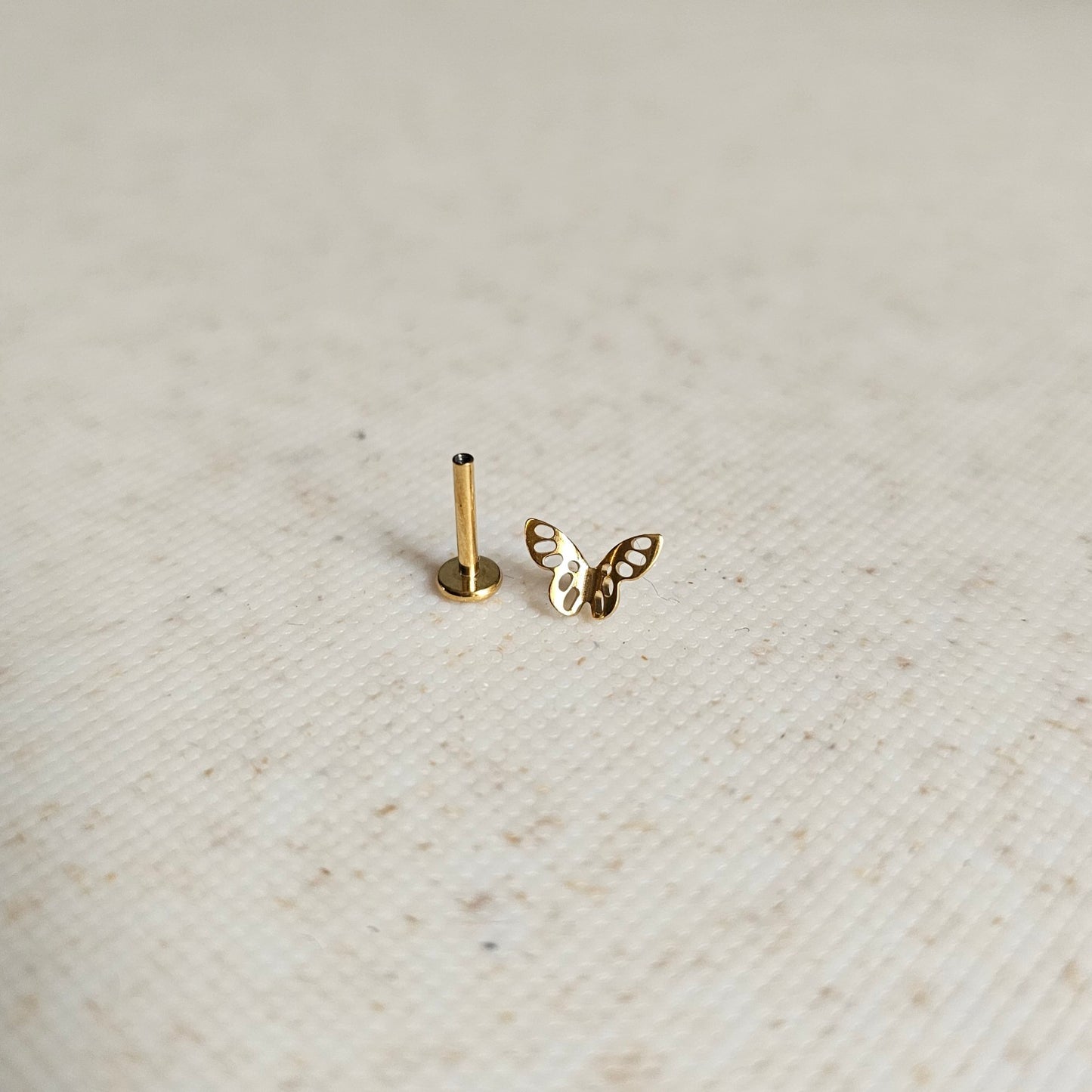 Butterfly Flat Back Stud (each)