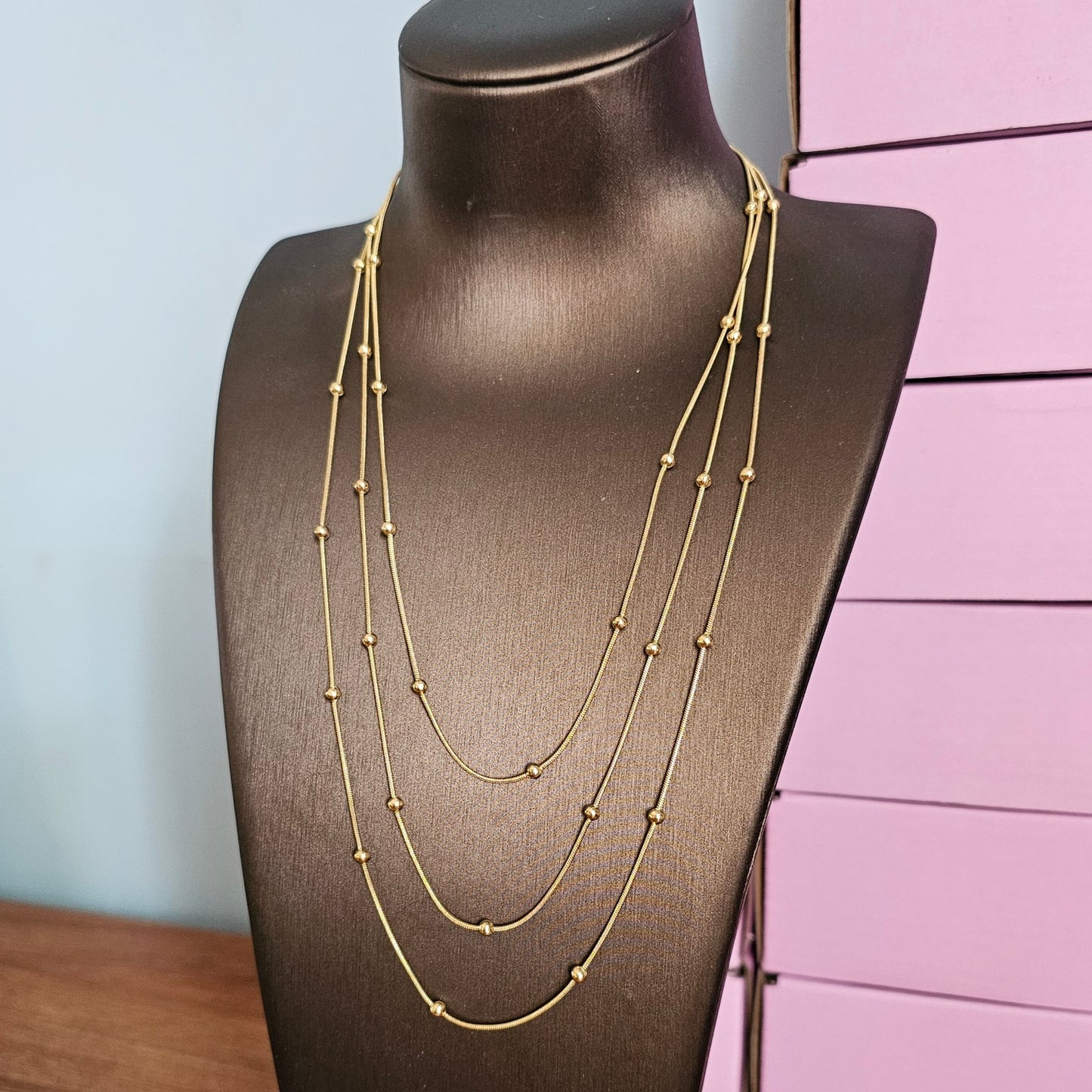 Ball Layered Necklace