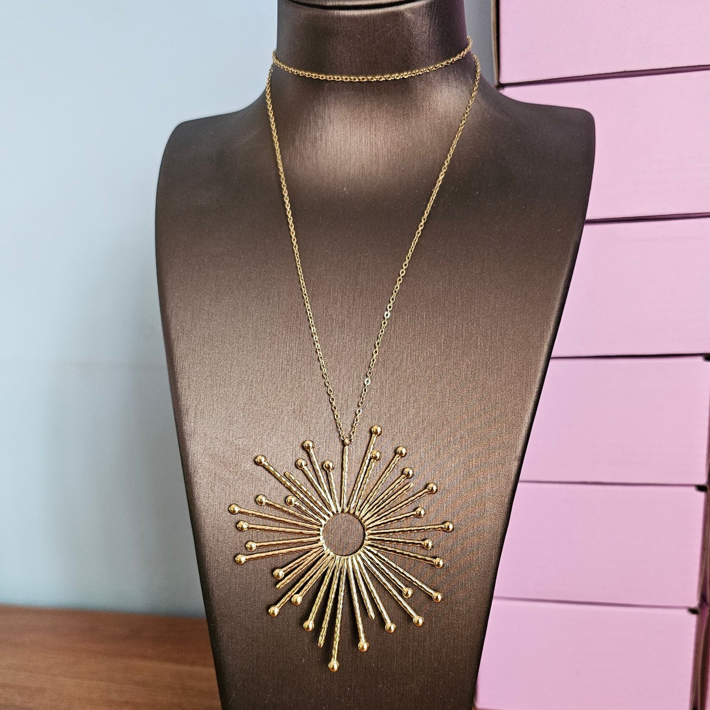Sun Pendant Necklace