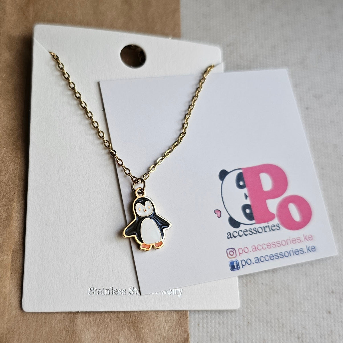 Pingu Necklace for Girls