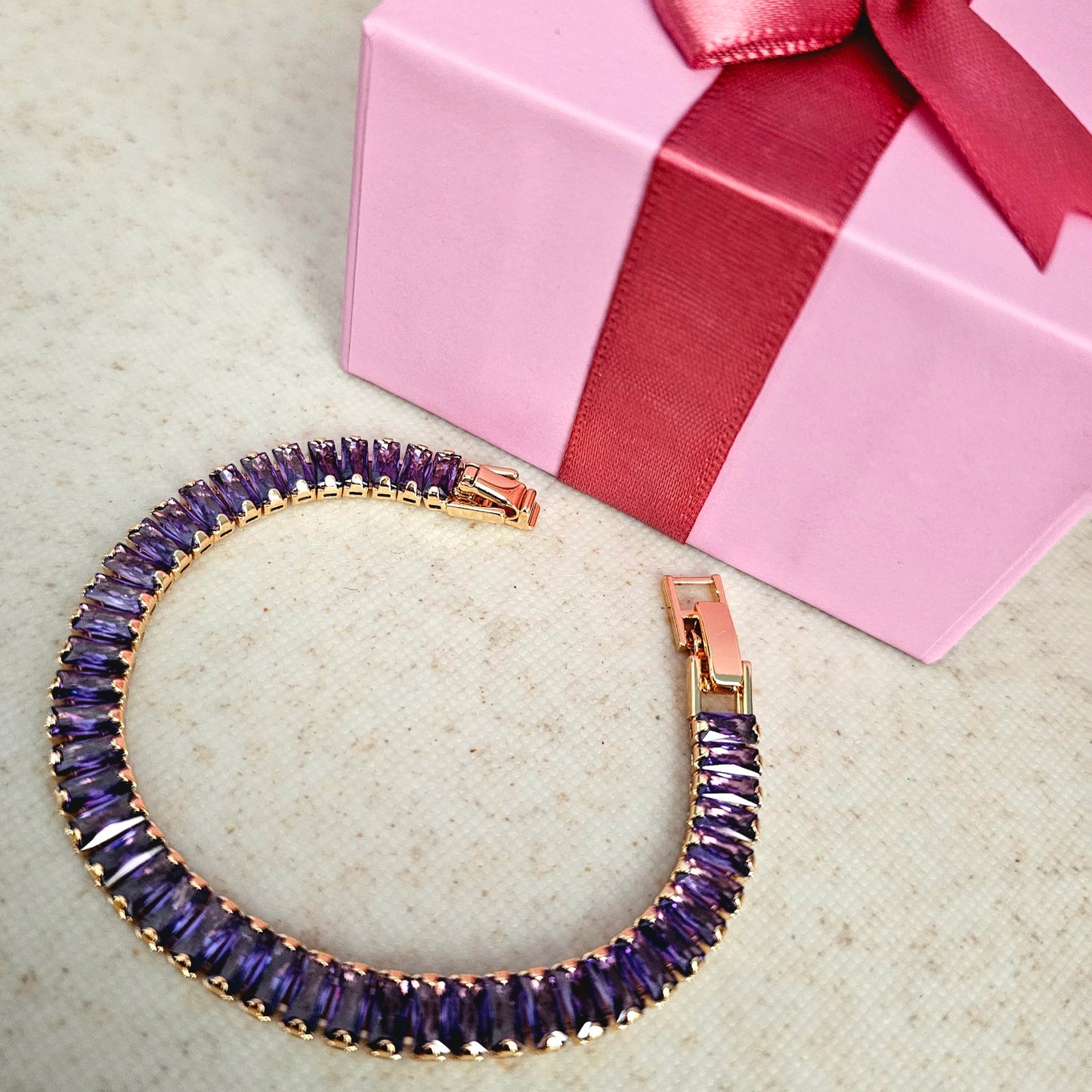 Tennis Bracelet - Violet