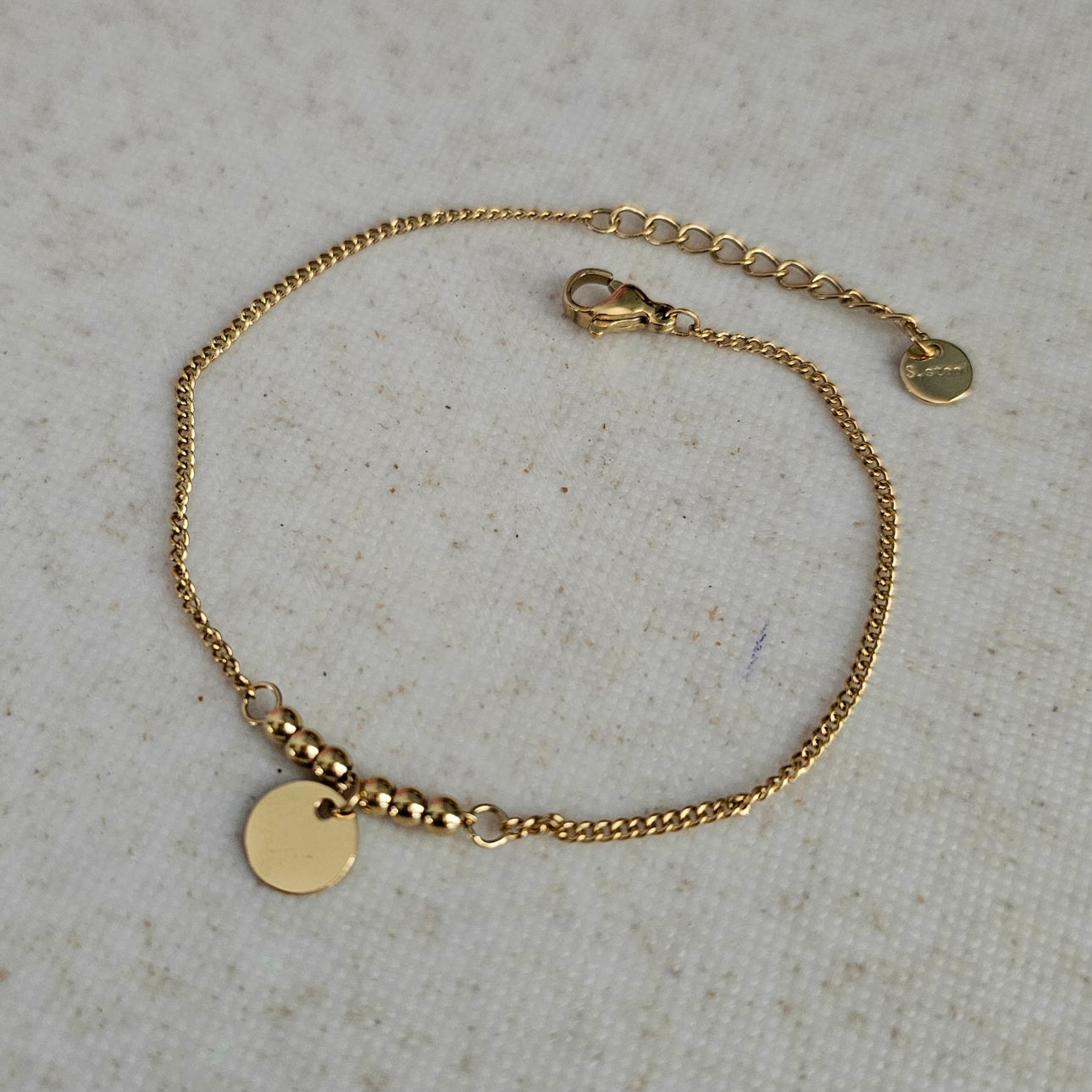 Coin Charm Bracelet