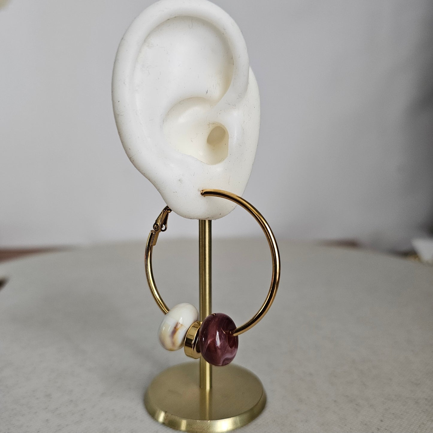 Circles Maroon