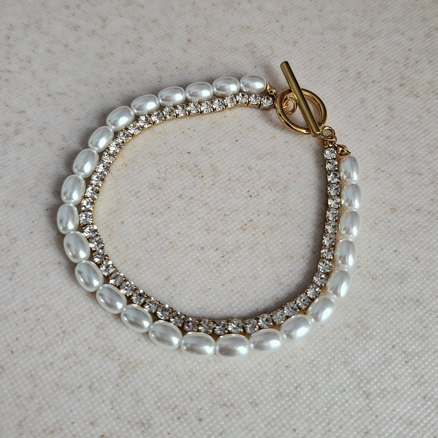 Pearl Shimmer Bracelet - Size, Large