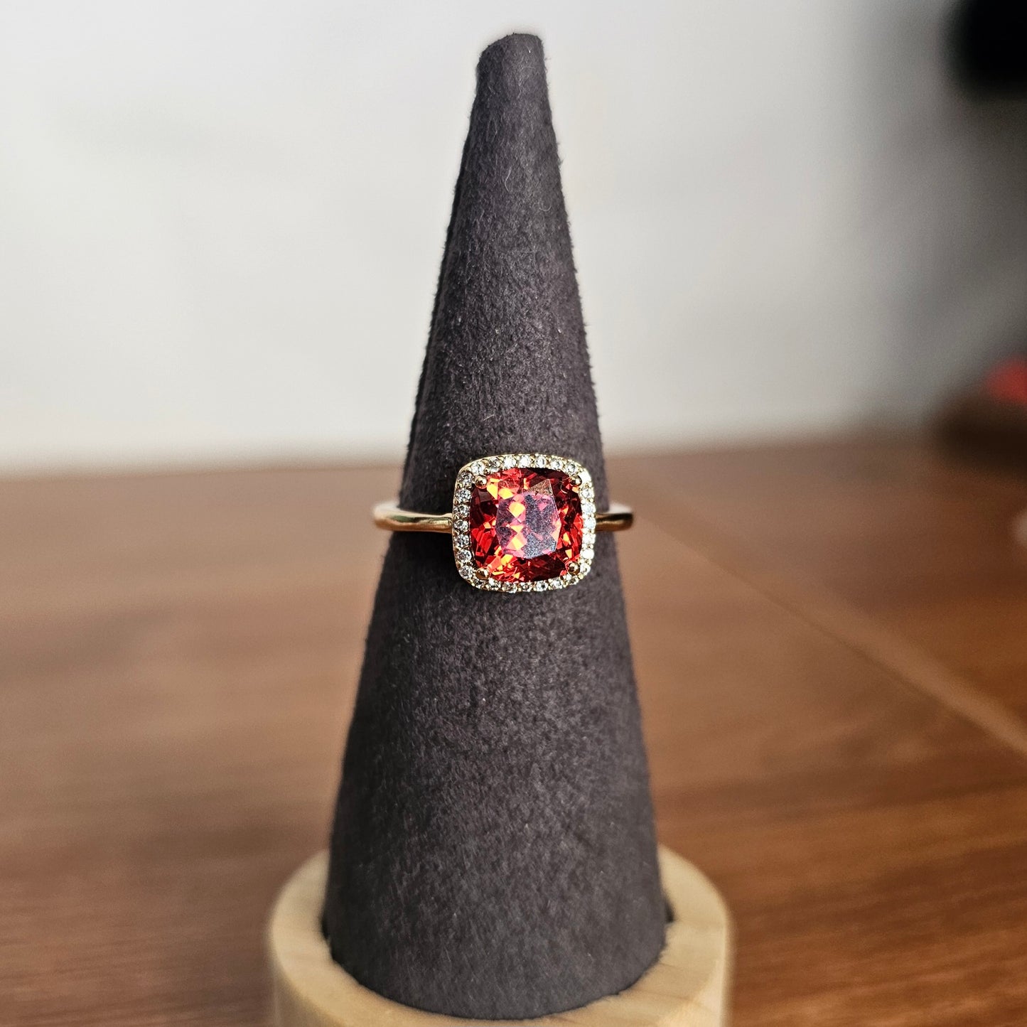 Red Flame Ring Size 7