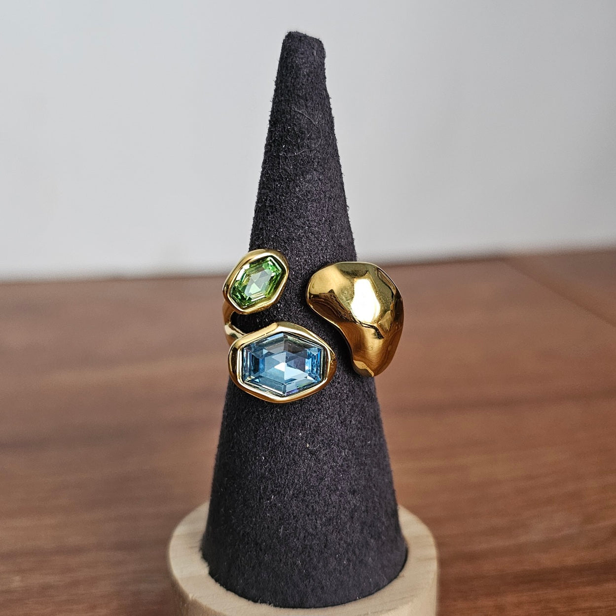 Colour Gem Adjustable Ring