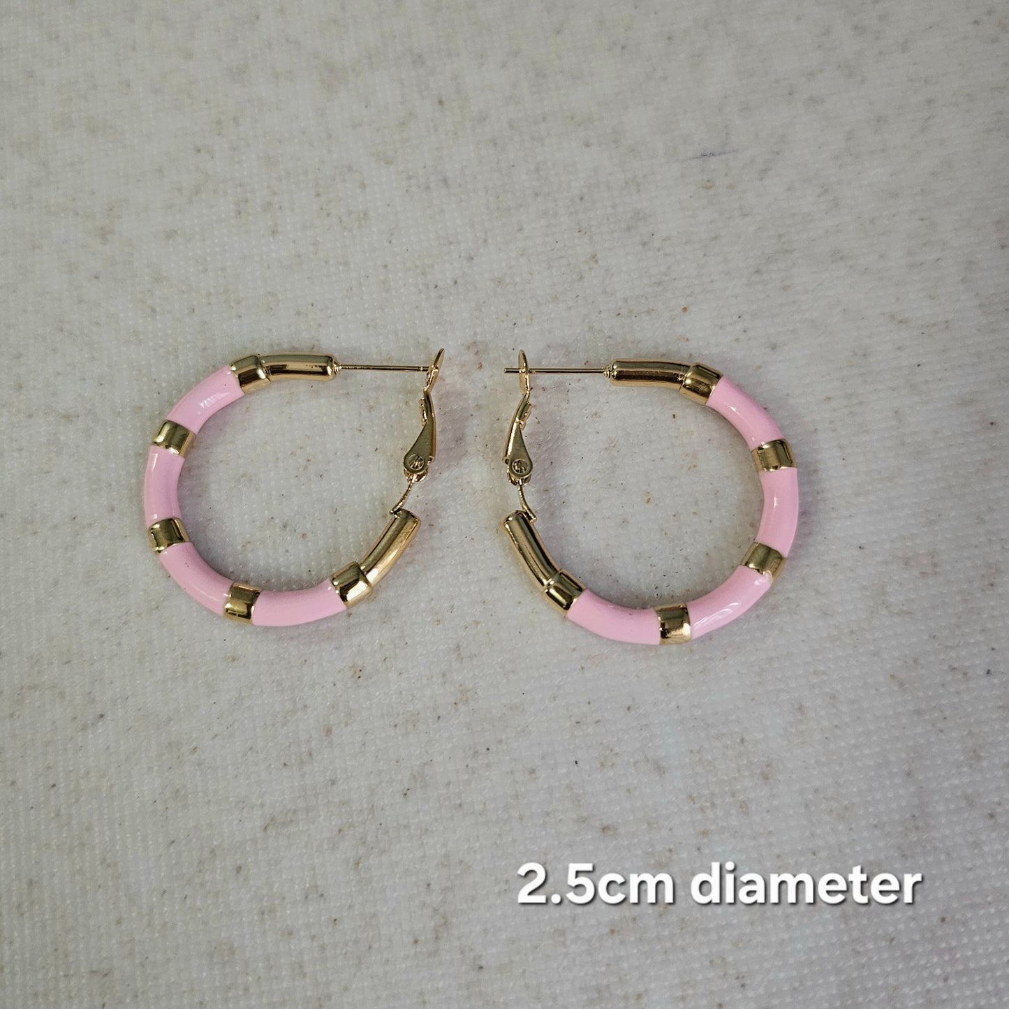 Bamboo Hoops Pink