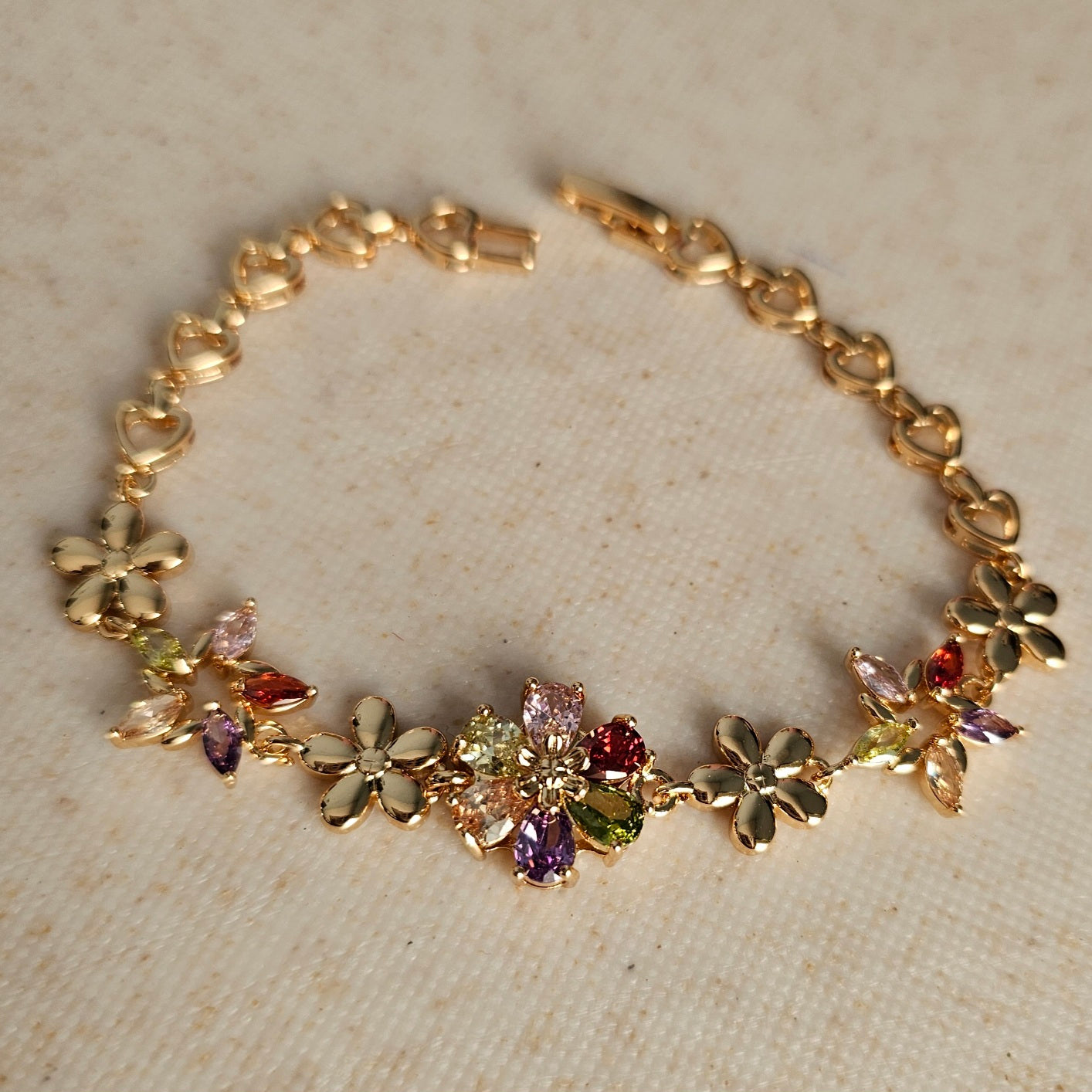 Multi Flower Bracelet