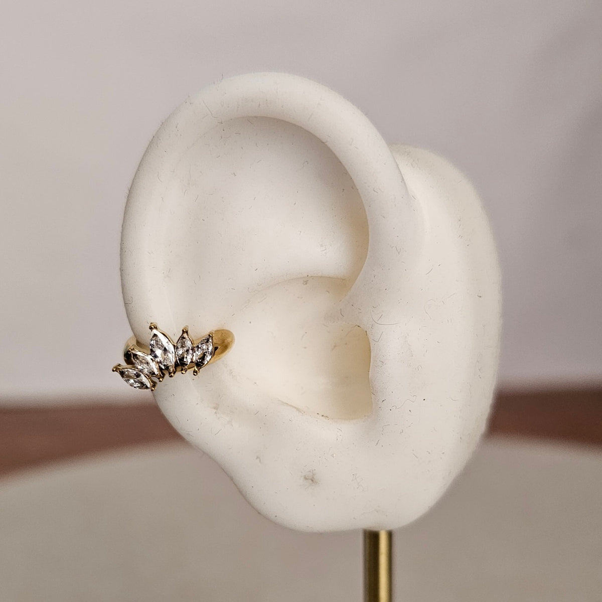 Lotus Ear Cuff