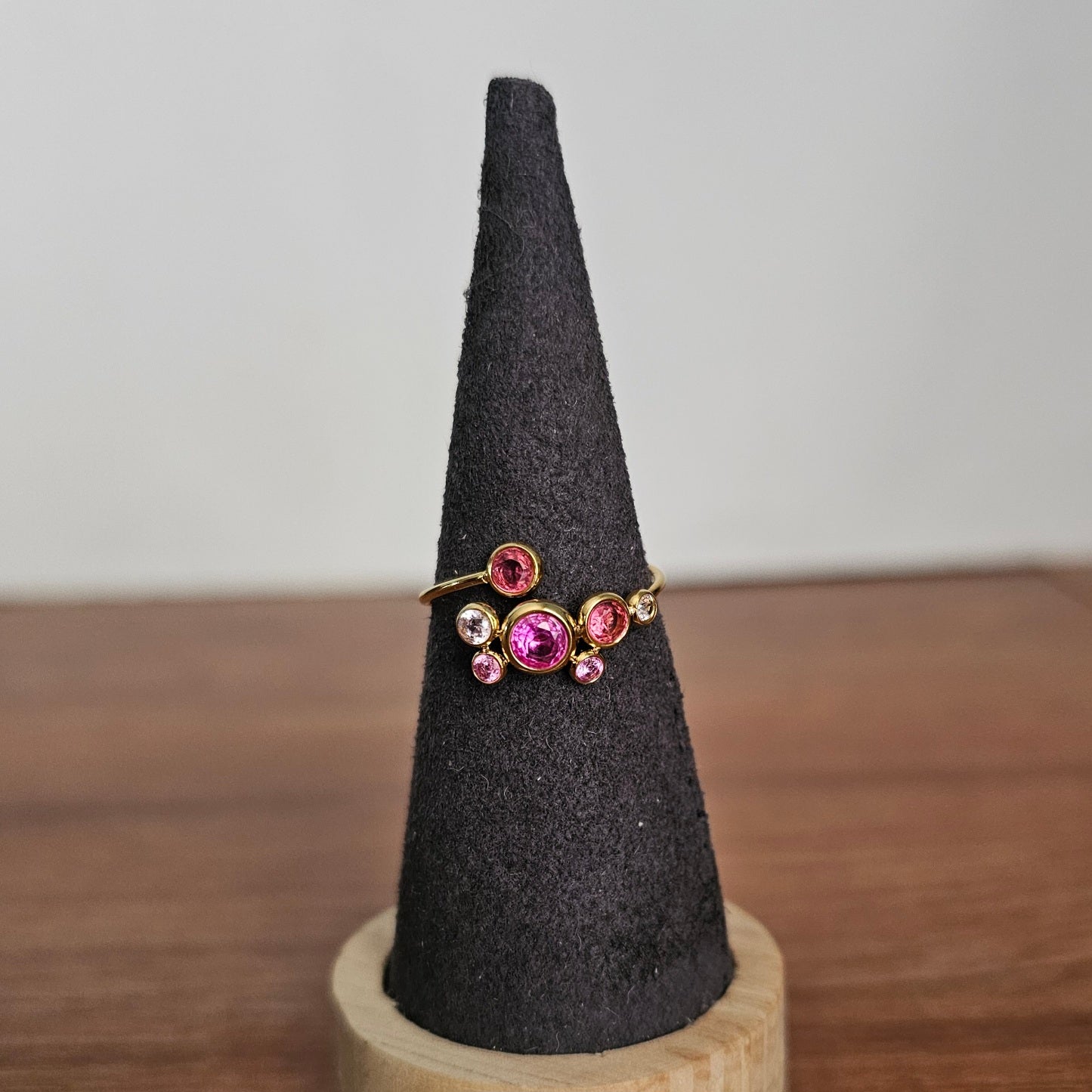 Magenta Adjustable Ring