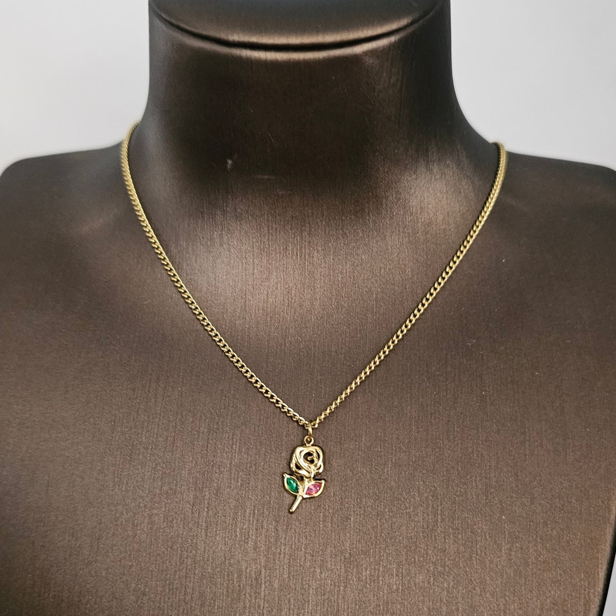 Rose Stem Necklace