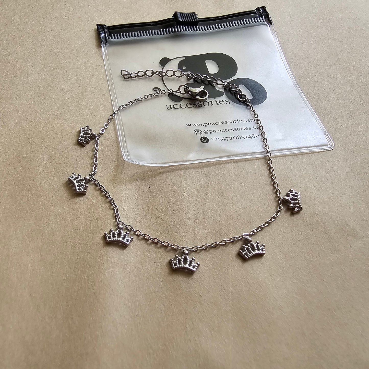 Royal Anklet - Silver