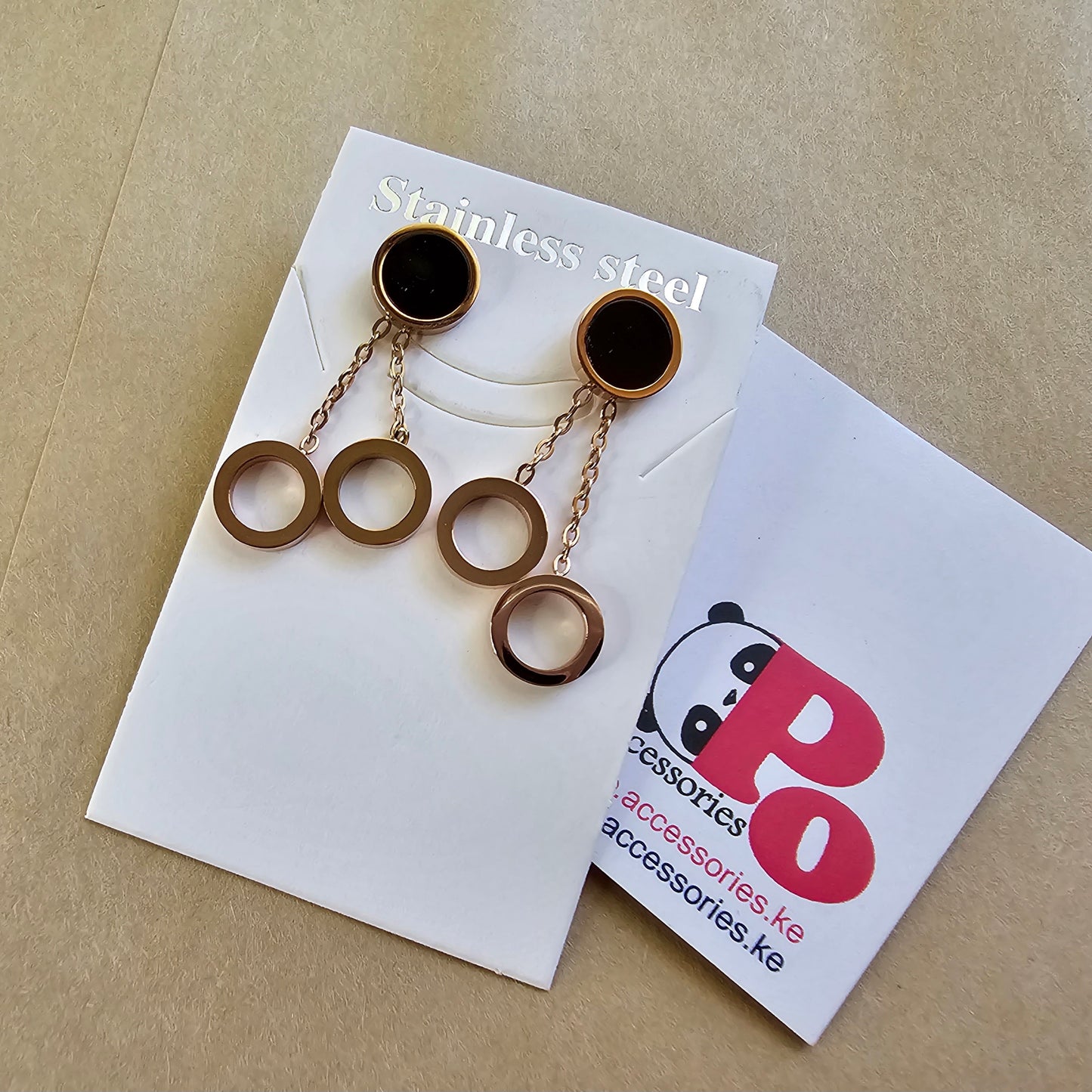 Circles Drop Earrings