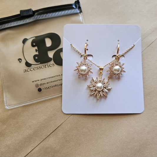 Flower Pearl Set