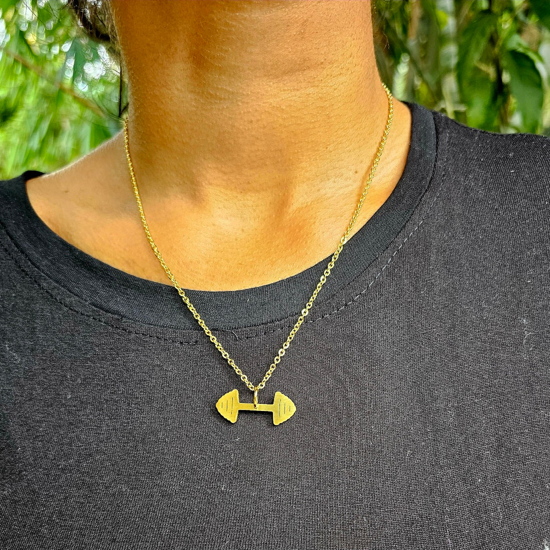 Dumbbell Necklace