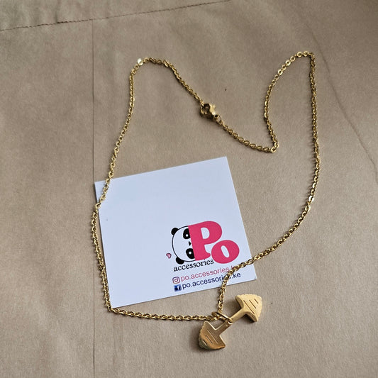 Dumbbell Necklace