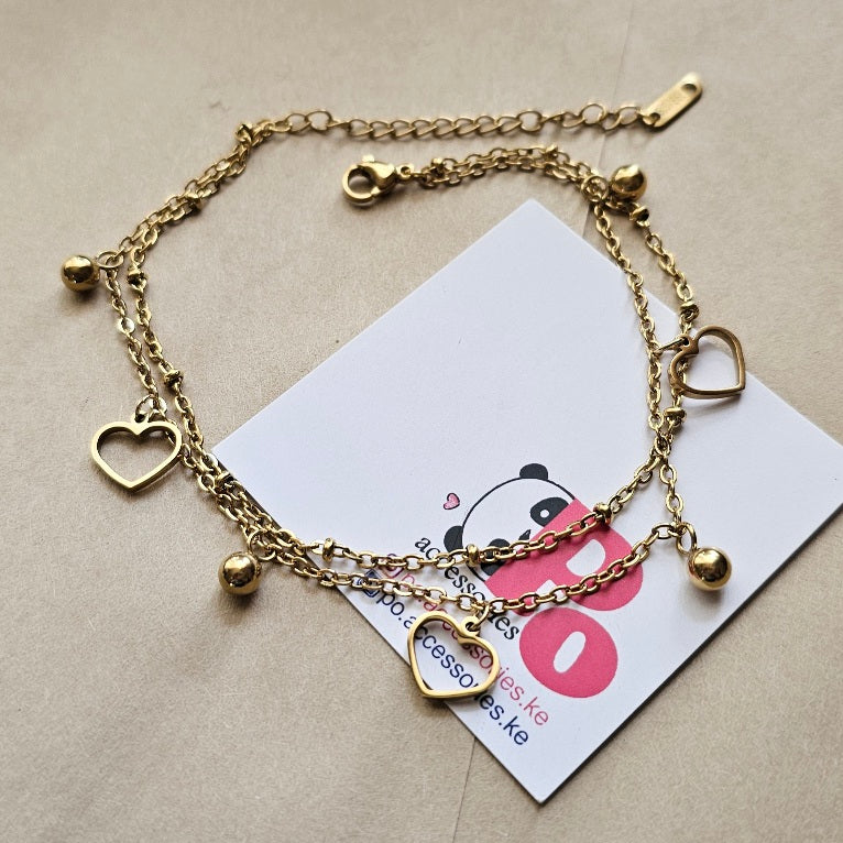 Heartful Anklet