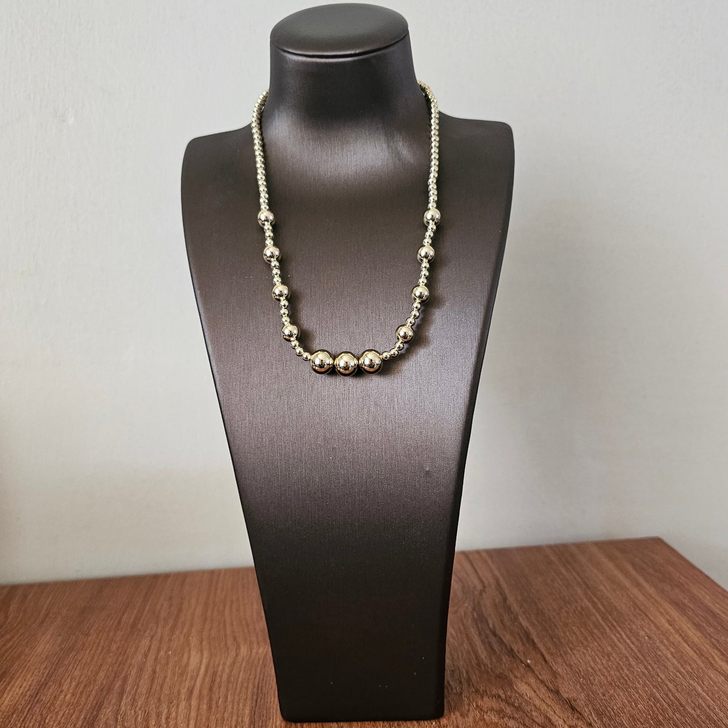 Gold Pearl Necklace