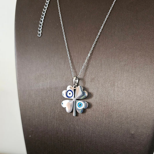 Silver Clover Necklace