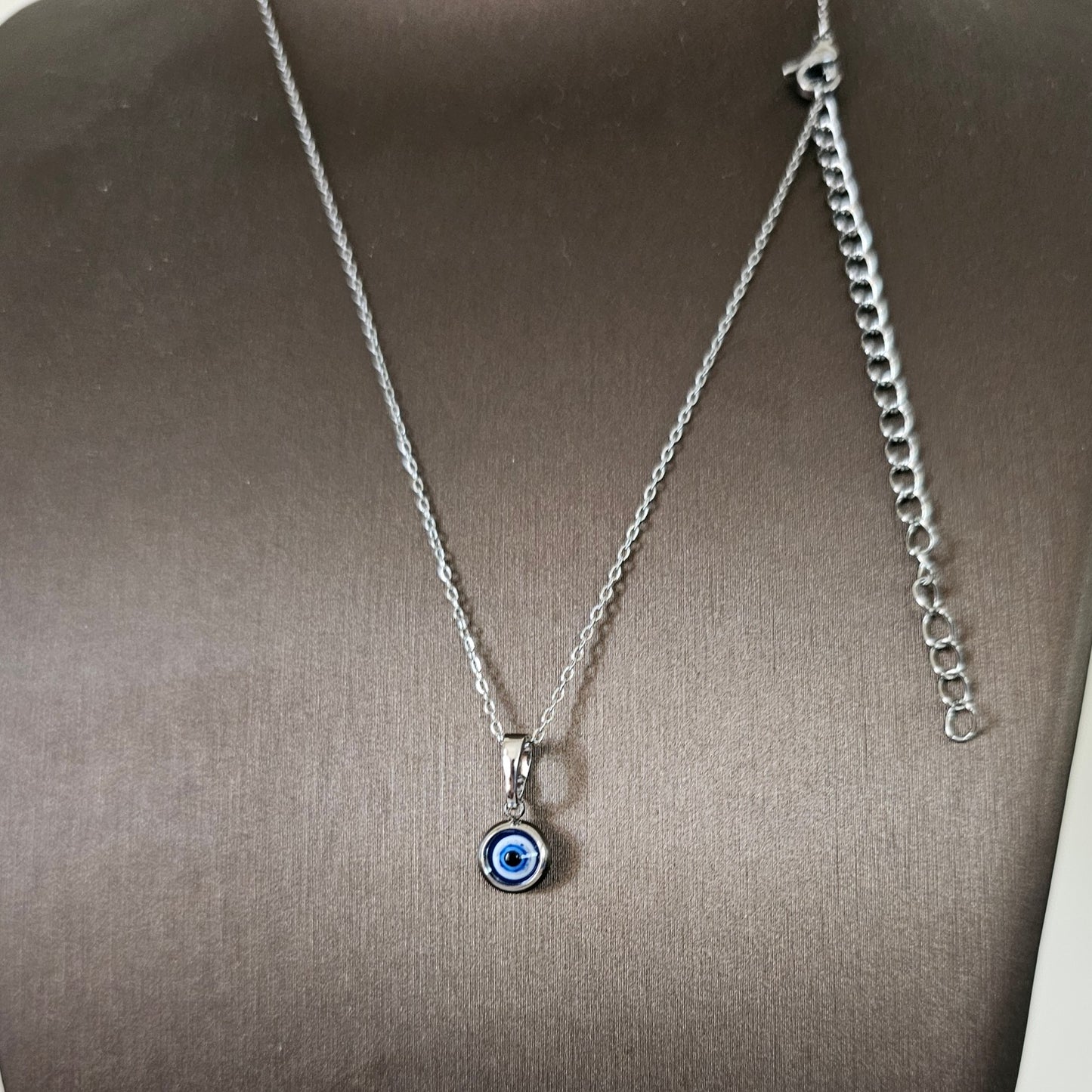 Silver Eye Necklace