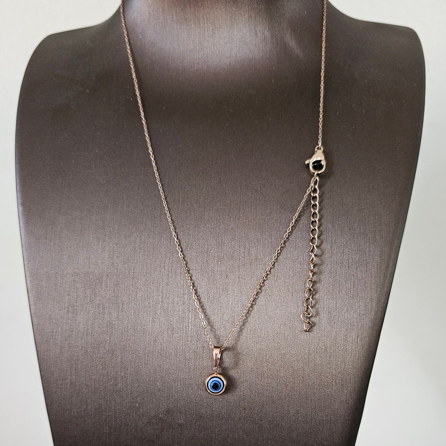 Rose Gold Eye Necklace