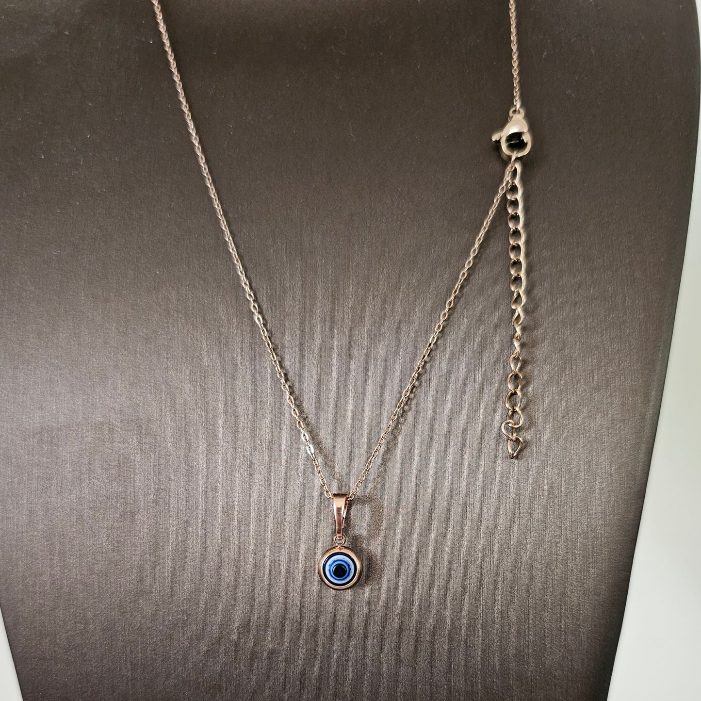 Rose Gold Eye Necklace