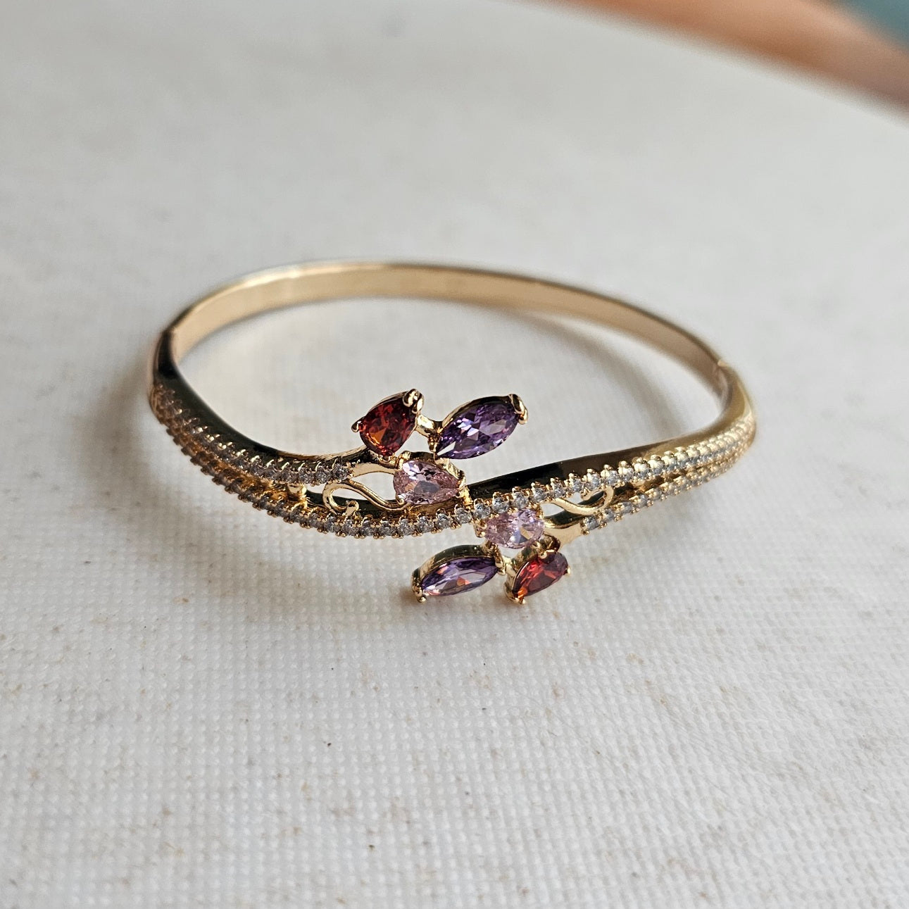 Floral Openable Bangle