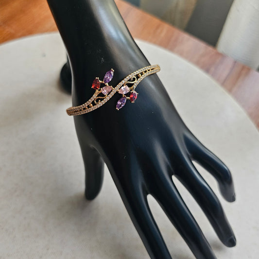 Floral Openable Bangle