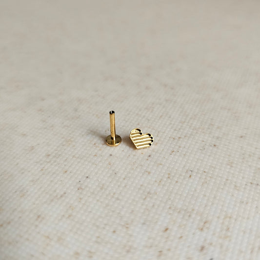 Love Flat Back Stud (each)