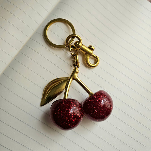 Cherry Bag Charm