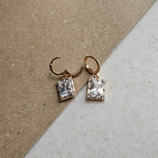 Rectangle Drop Earrings