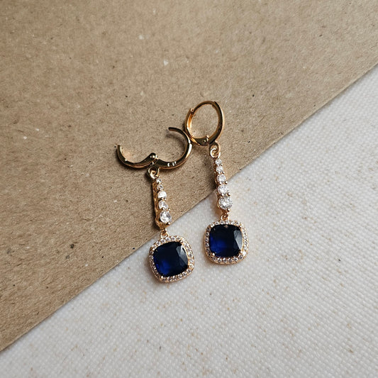 Square Blue Drops