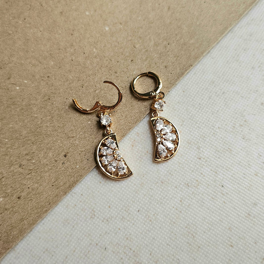 Water Melon Drop Earrings