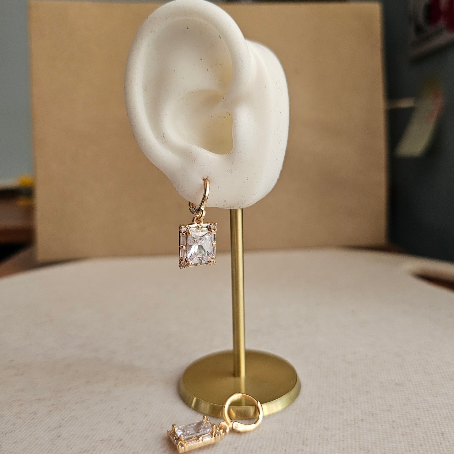 Rectangle Drop Earrings