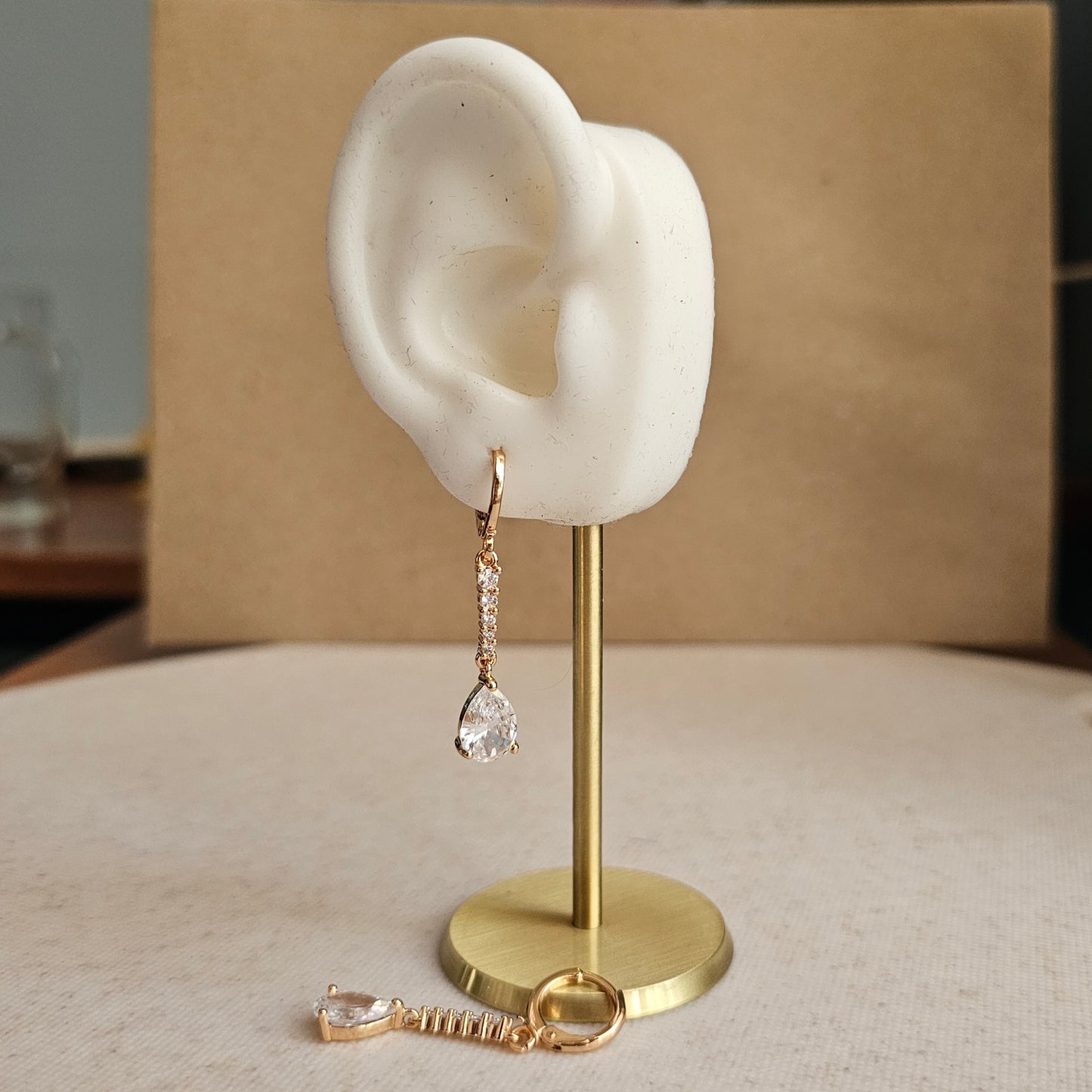 Clear Drop Earrings