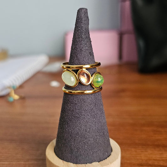 Trio Stone Ring