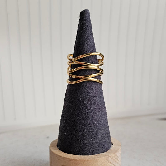 Multi Layered Adjustable Ring