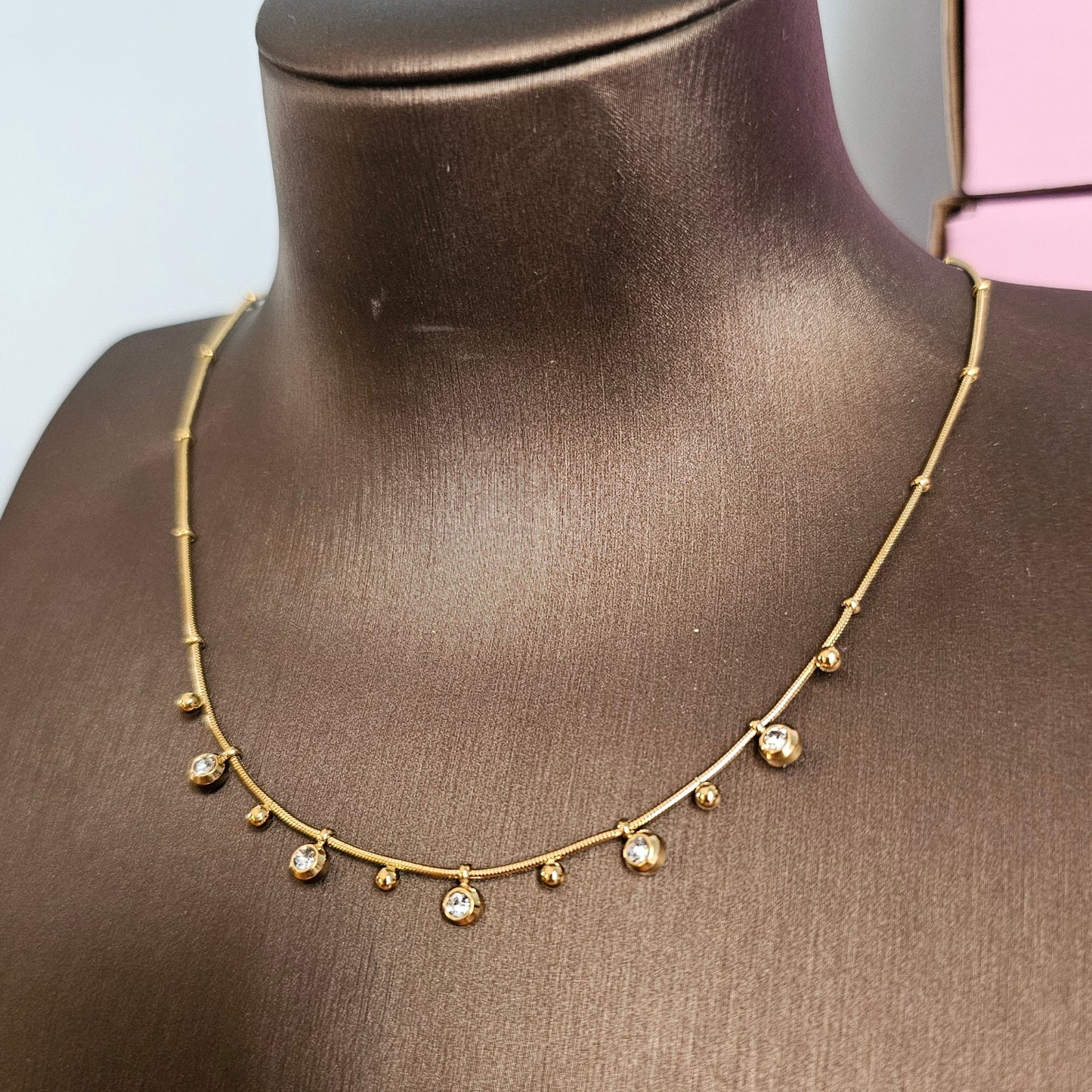 Little Round Pendants Necklace