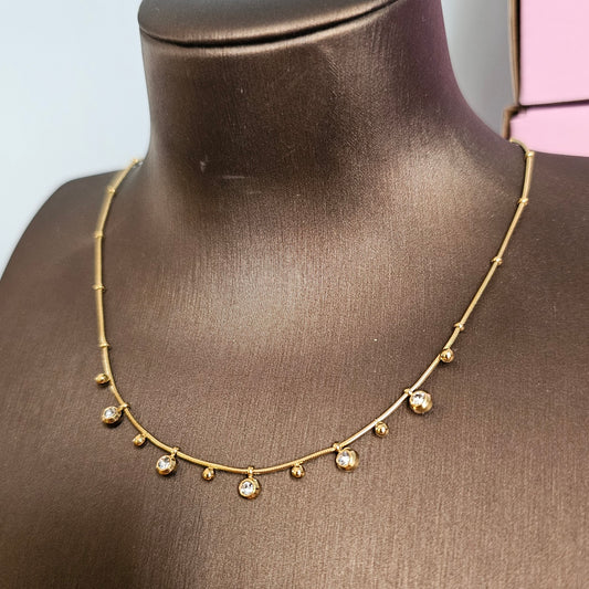 Little Round Pendants Necklace