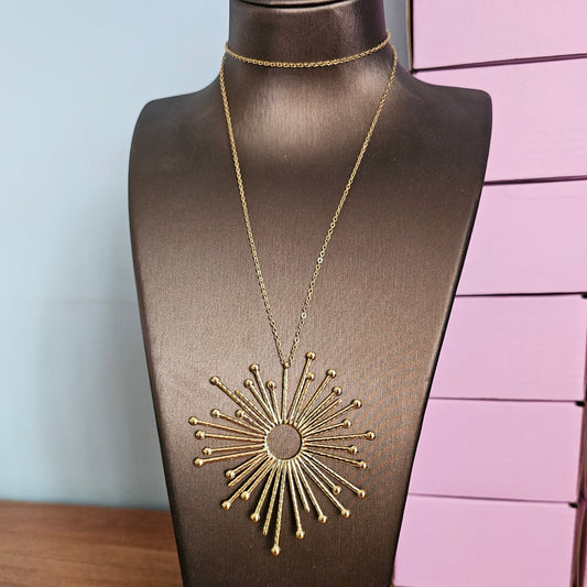 Sun Pendant Necklace