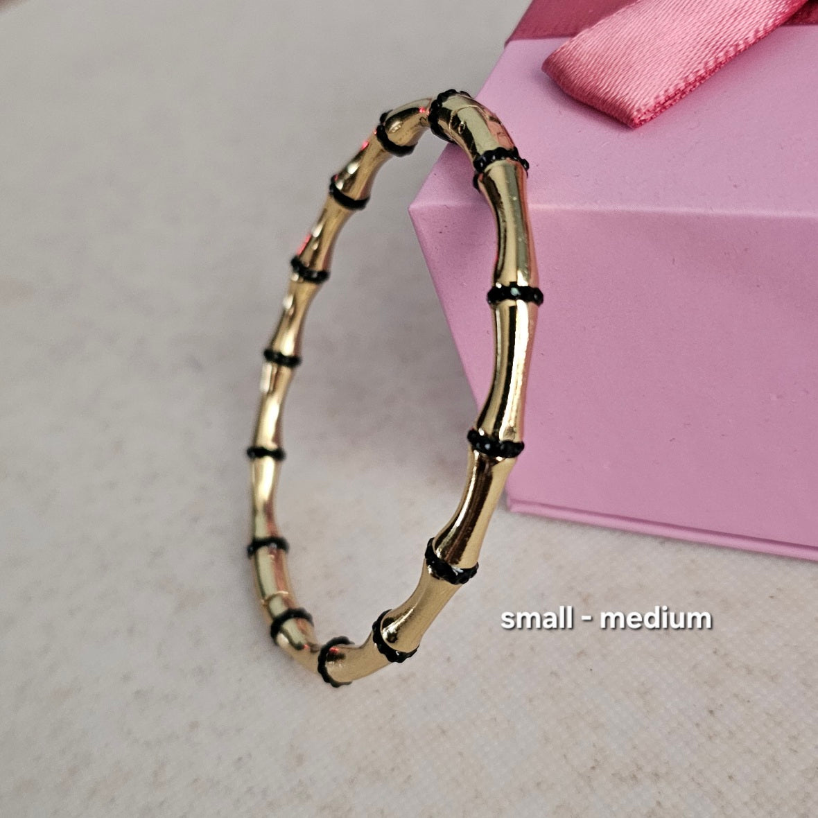 Bamboo Bangle Gold 2 - Regular