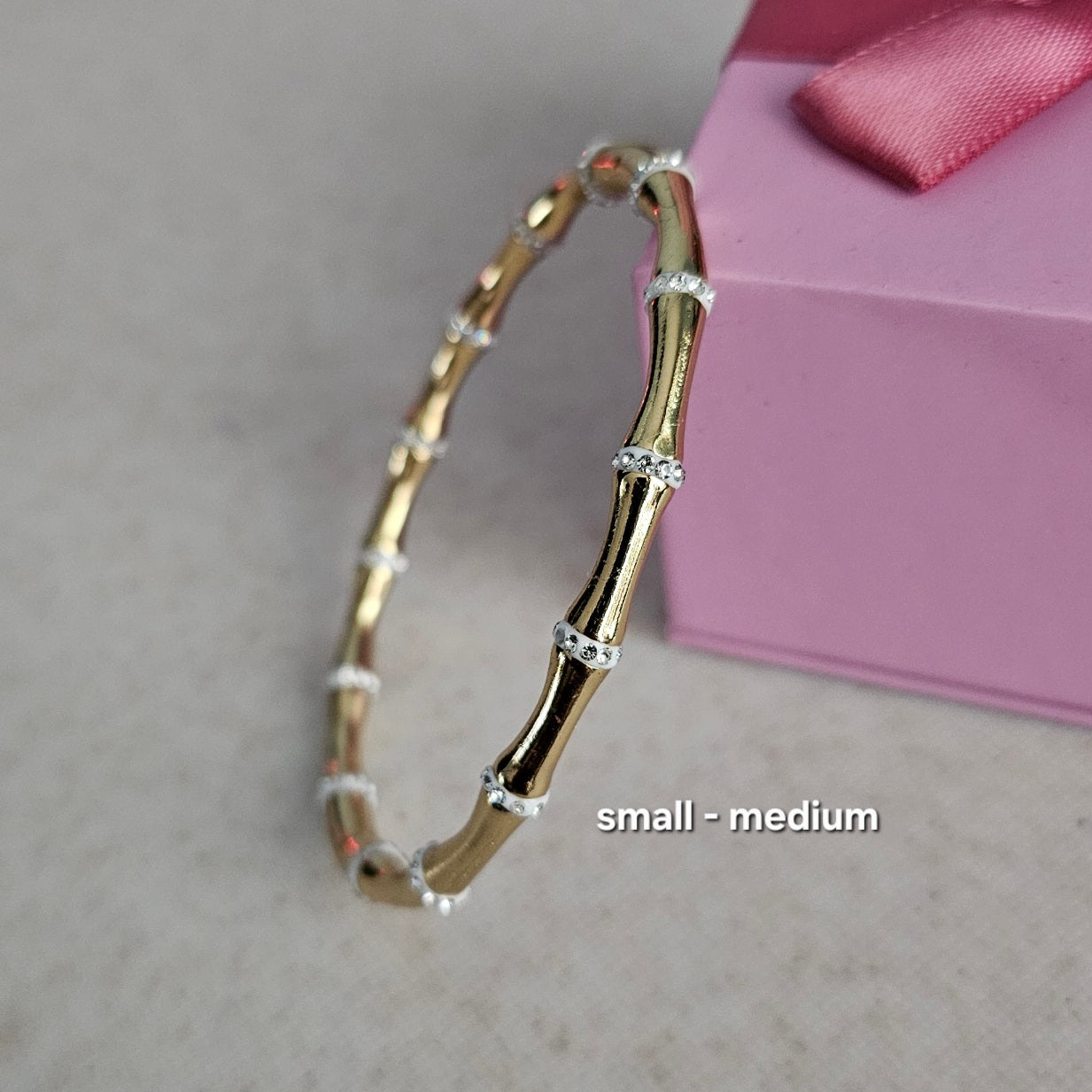 Bamboo Bangle Gold 1 - Regular