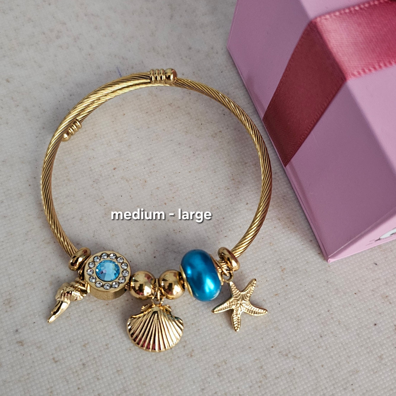 Beach Charm Bangle