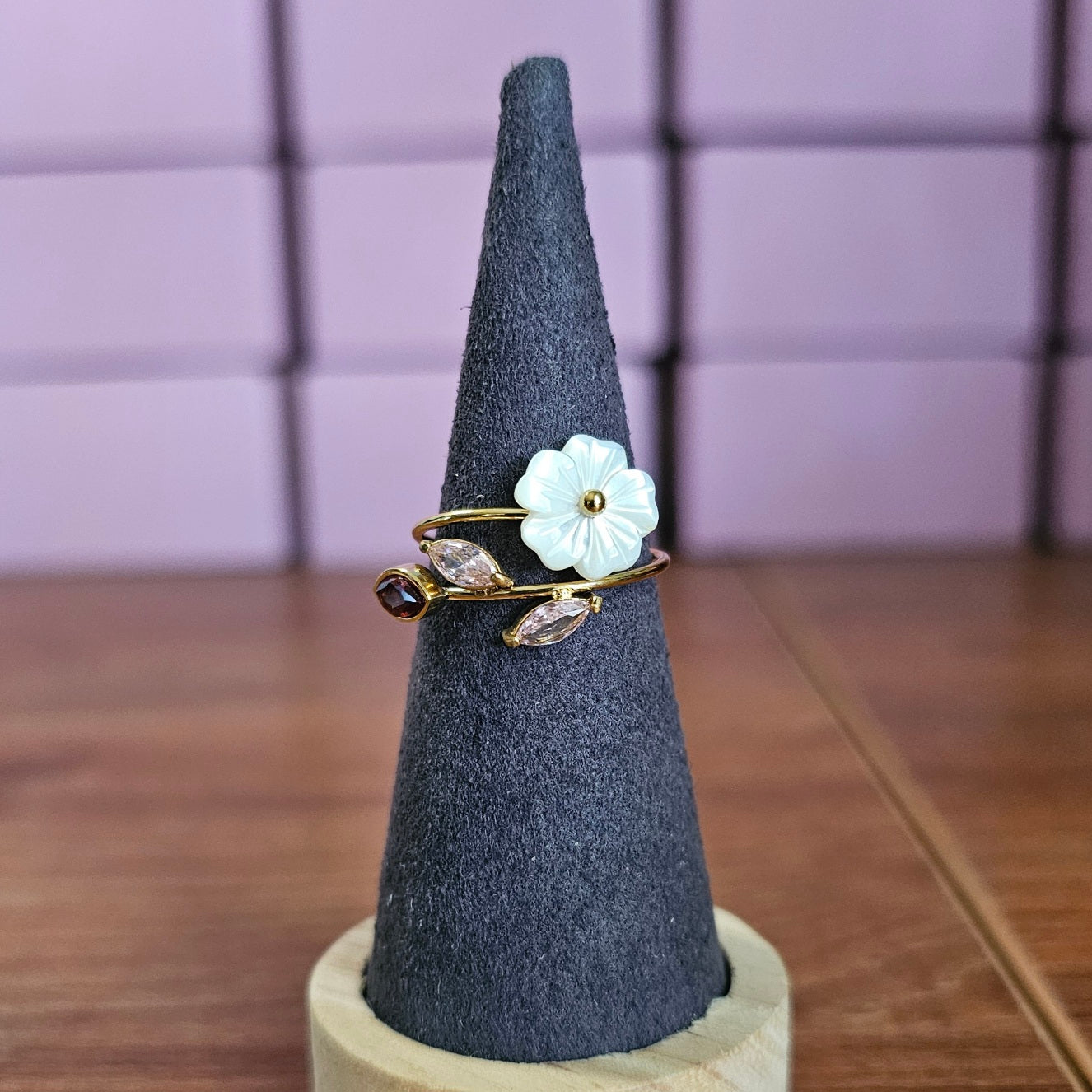 Pearl Flower Ring