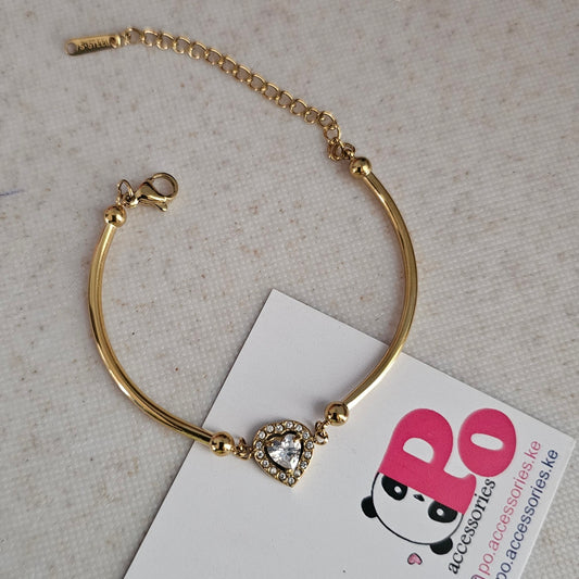 Open Heart Bracelet