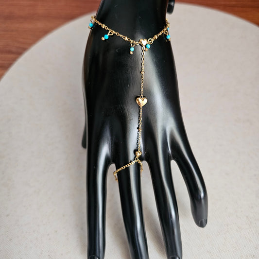 Turquoise Hand Chain