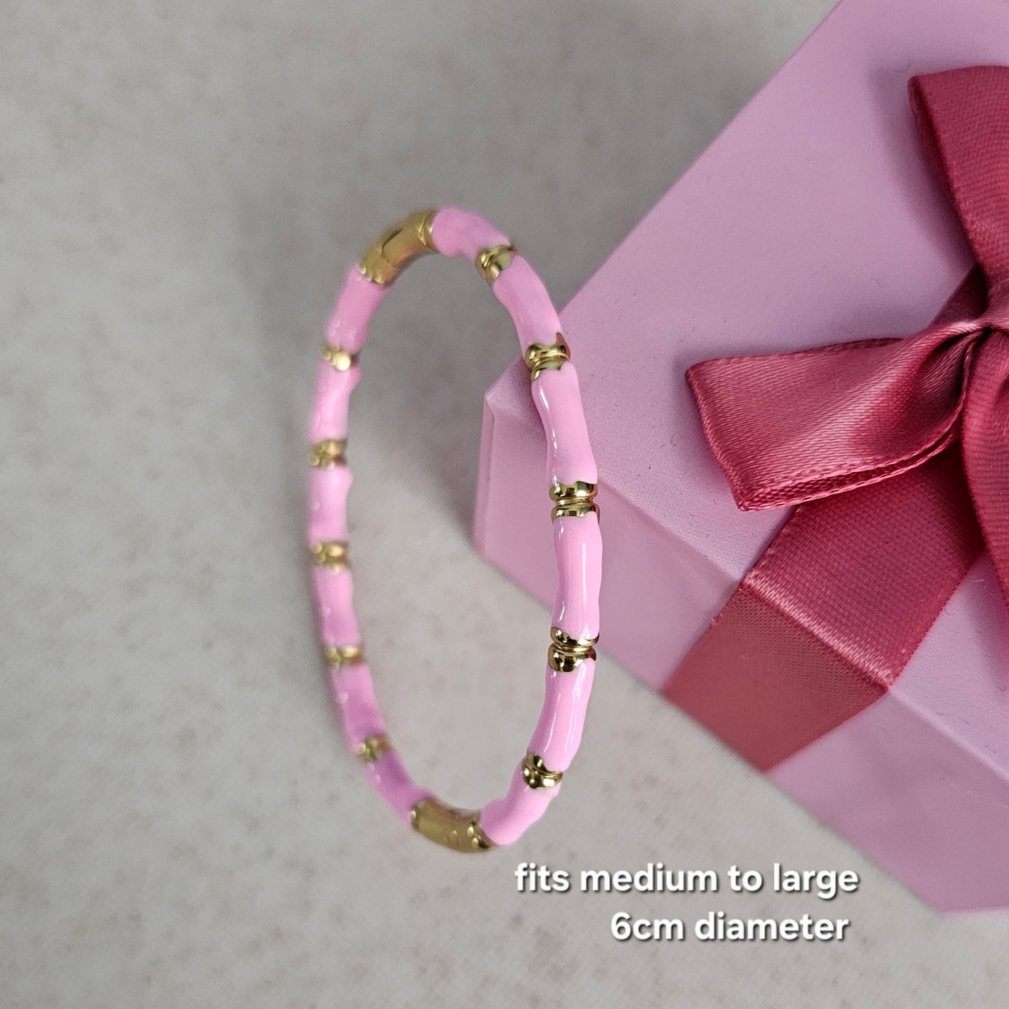 Bamboo Bangle Pink
